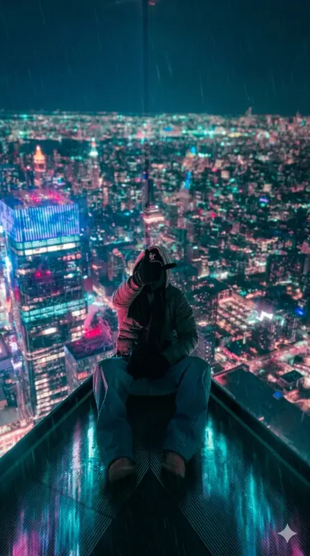 Future Neon City Cinematic AI prompt