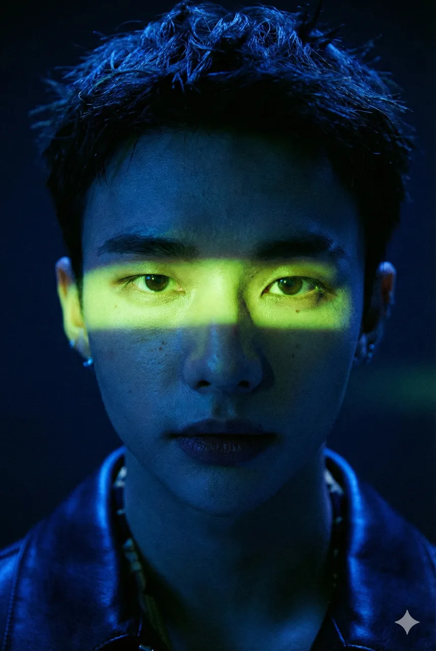 Neo-Noir Cinematic Portrait Prompt